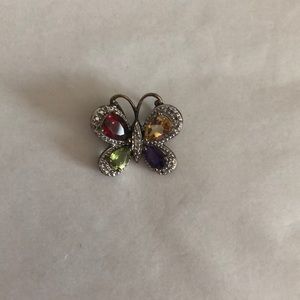 Butterfly slide charm for a necklace.